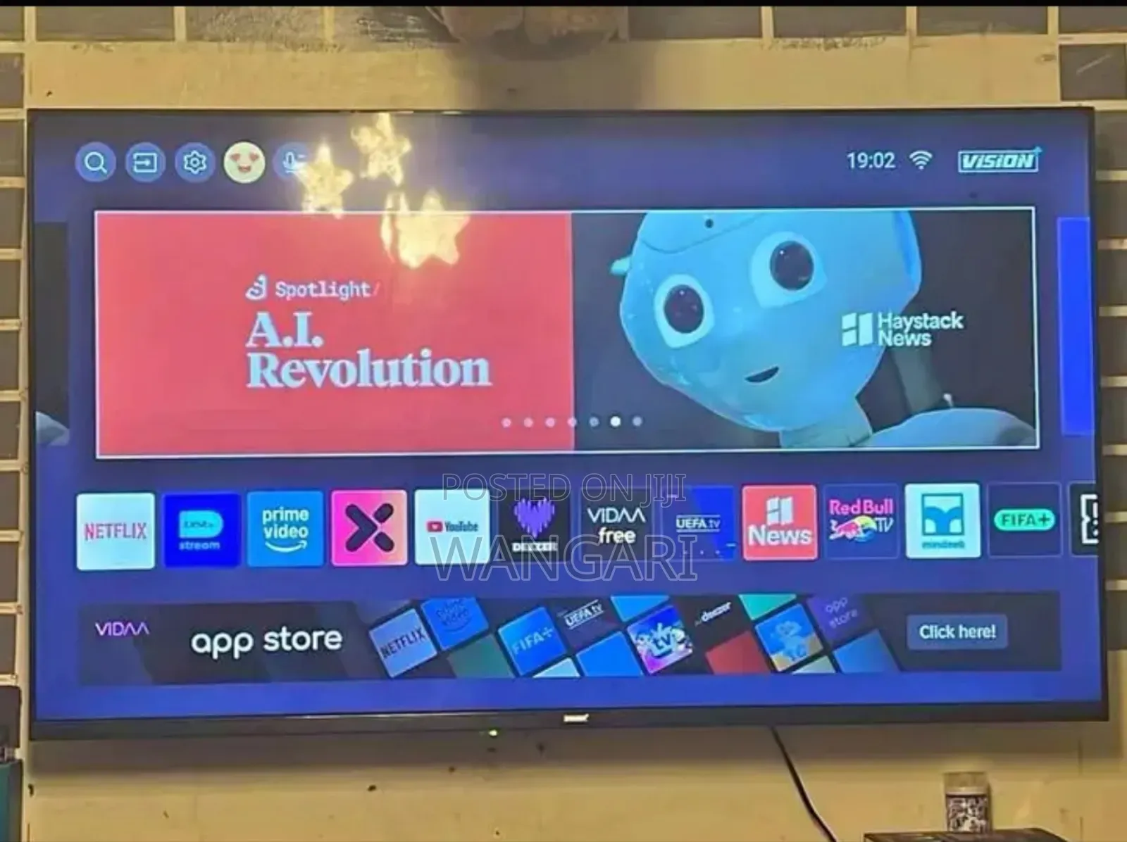 Pay on Delivery, Vision Plus 55inch Tv