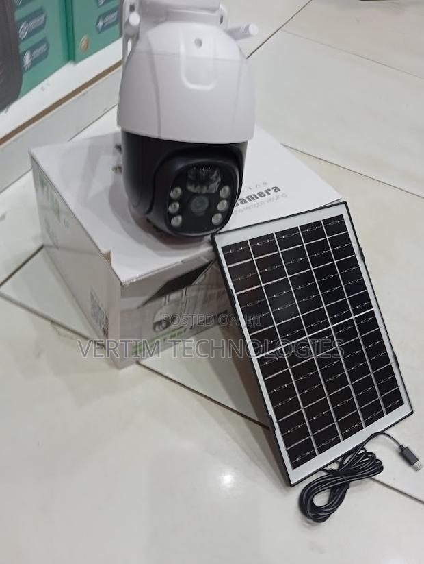 New 4g V380 Single Lens Solar Camera With Simcard Slot