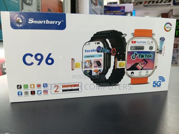 The Smartbarry C96 5g Smart Watch - Black