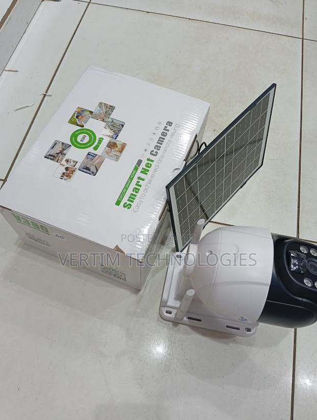 V380 Solar 4g Security Camera With Motion Detection