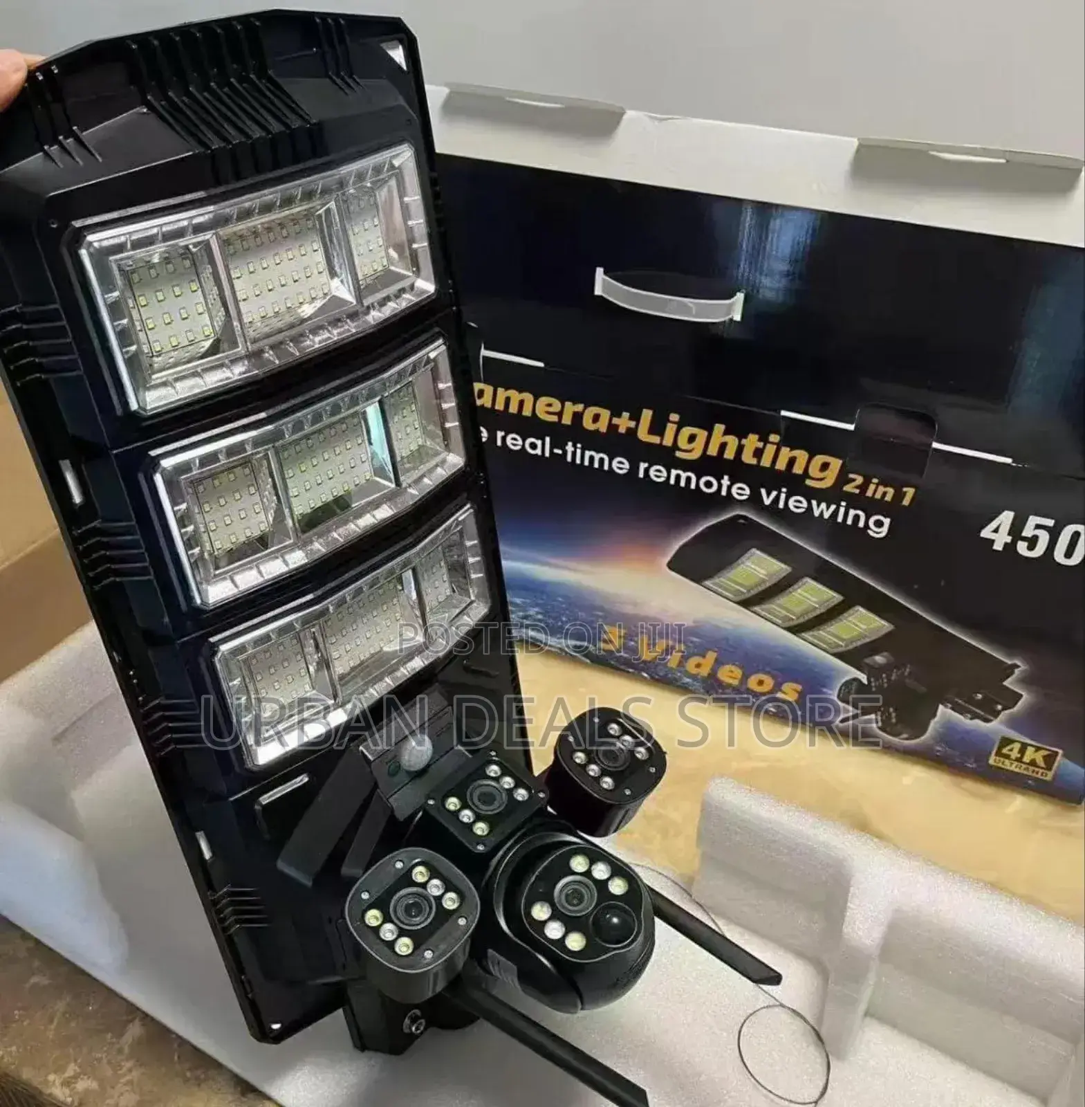 4g 450watts Tripple Lense -3 Videos 3 Screen 3 Lense Wifi