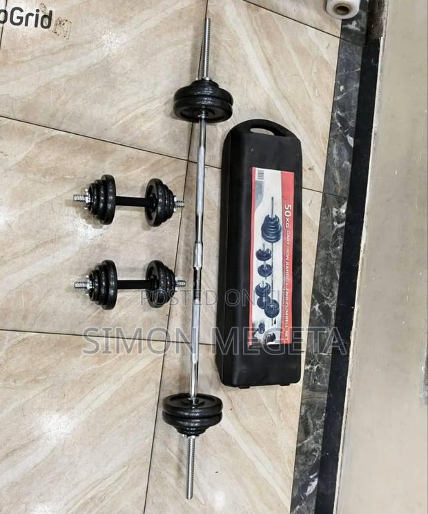 Chrome Dumbbells 50 KGS in Stock Fare Price