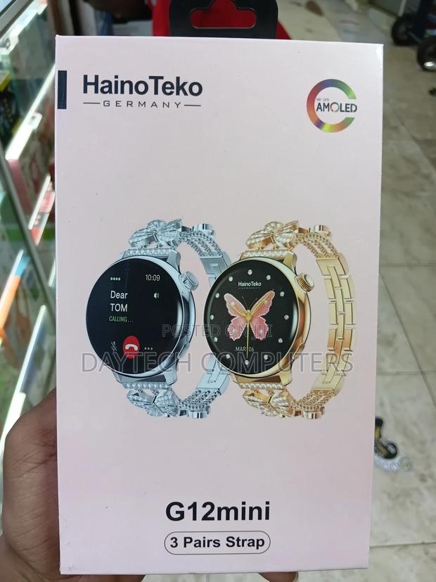 Haino Teko G12 Mini Smart Watch With Round Shape Amoled Display - main view
