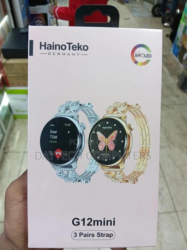 Haino Teko G12 Mini Smart Watch With Round Shape Amoled Display - thumbnail 2
