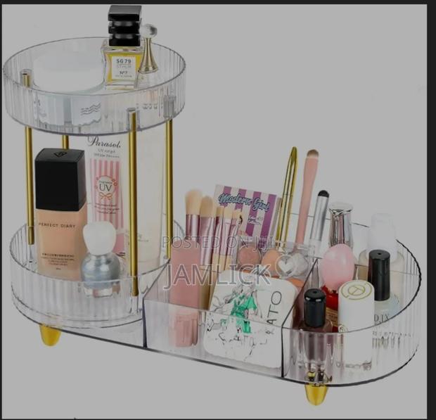 Makeup Organiser 360° Rotating – Cosmetic Skincare Storage - Pm