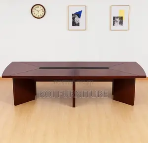 Office Table : 8–10 Seater Mahogany Office Boardroom Table
