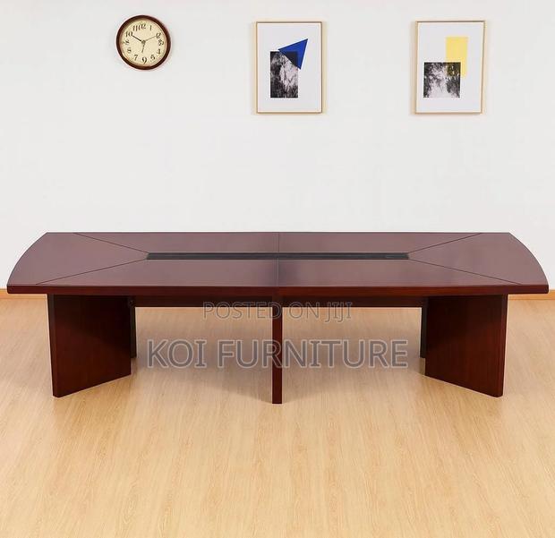 Office Table : 8–10 Seater Mahogany Office Boardroom Table