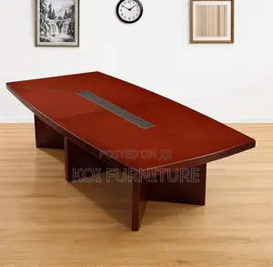 Office Table : 8–10 Seater Mahogany Office Boardroom Table