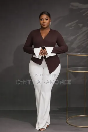 Pant Suit With Wide Cuffs