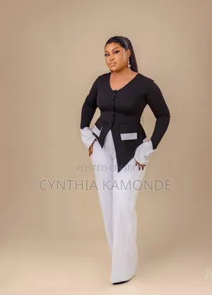 Pant Suit With Wide Cuffs