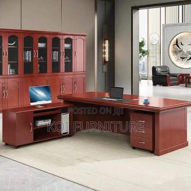 Office Desk : 1.6m Modern Executive Office Desk - thumbnail 3