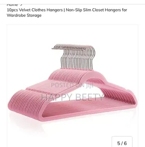 10pcs Velvet Clothes Hangers