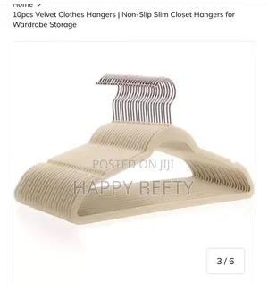 10pcs Velvet Clothes Hangers
