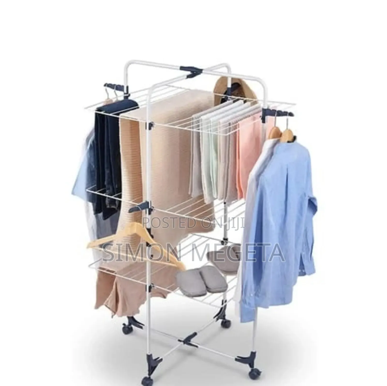 Retractable Rotating Cloth Hanger