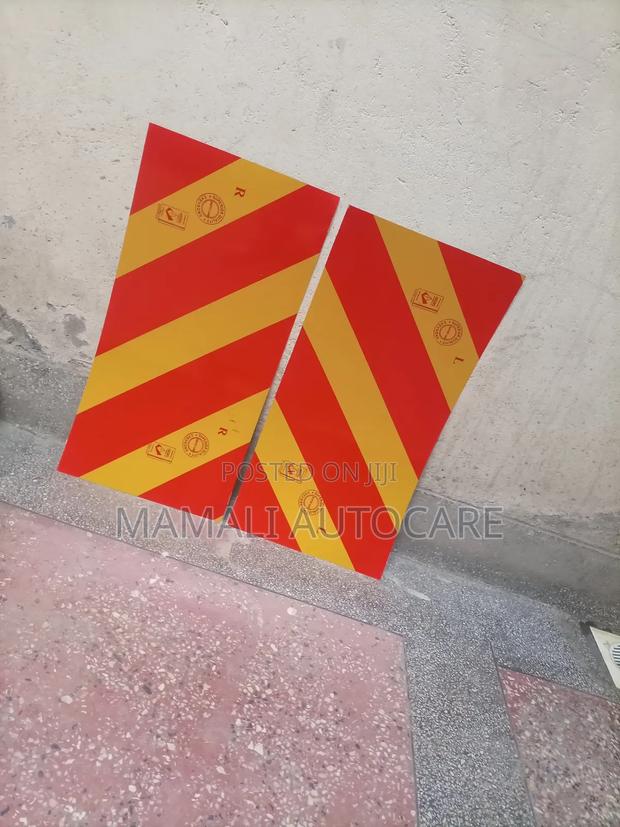 2pcs Reflective Lorry Chevron Safety Stickers - main view