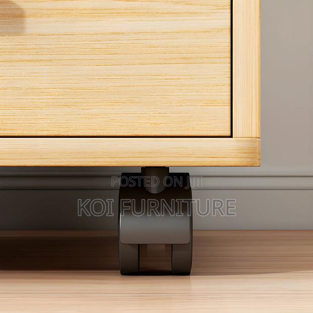 Office Pedestal : 3-Drawer Mobile Pedestal in Beech Finish - thumbnail 5