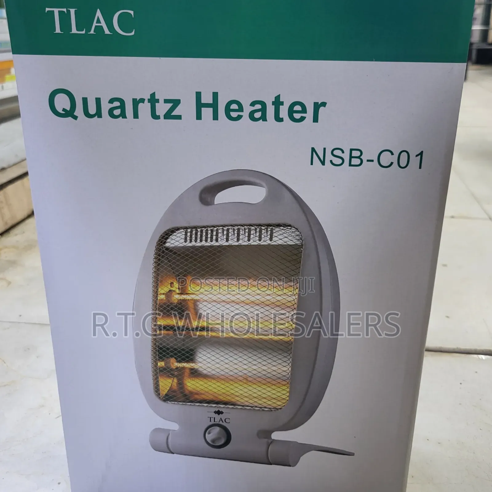 Tlac Quartz Room Heater 1200w Portable