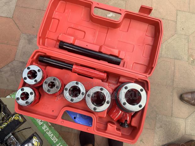 Ratchet Die Stock/ New Pipe Threading Machine - main view