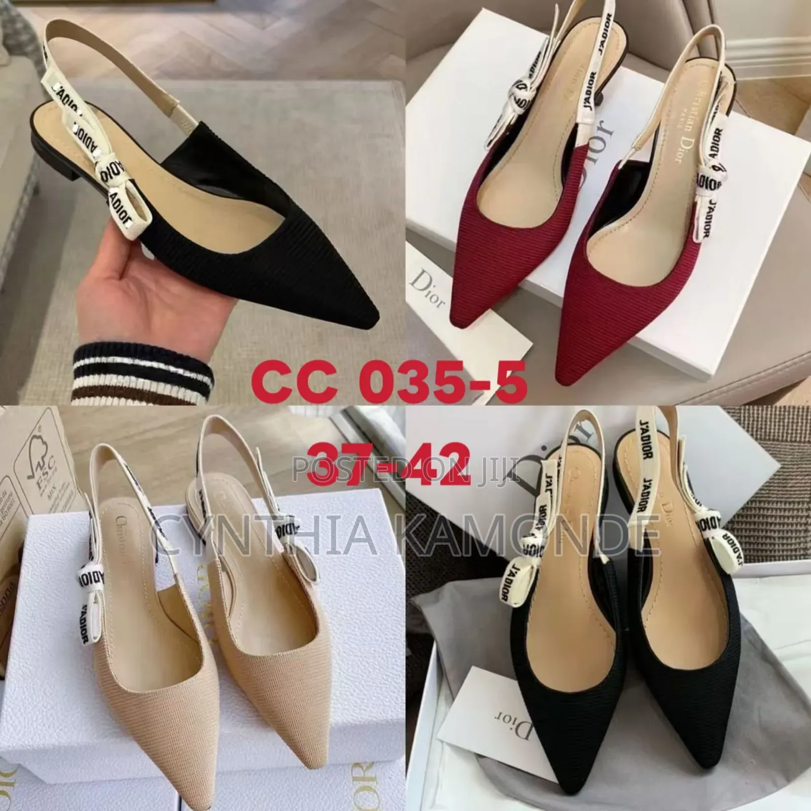 J’Adior Slingback Flats