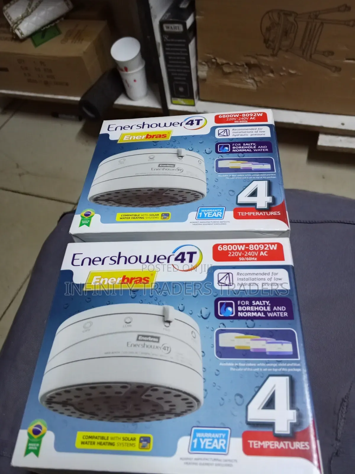 Enabras Enershower 4t Instant Shower Head
