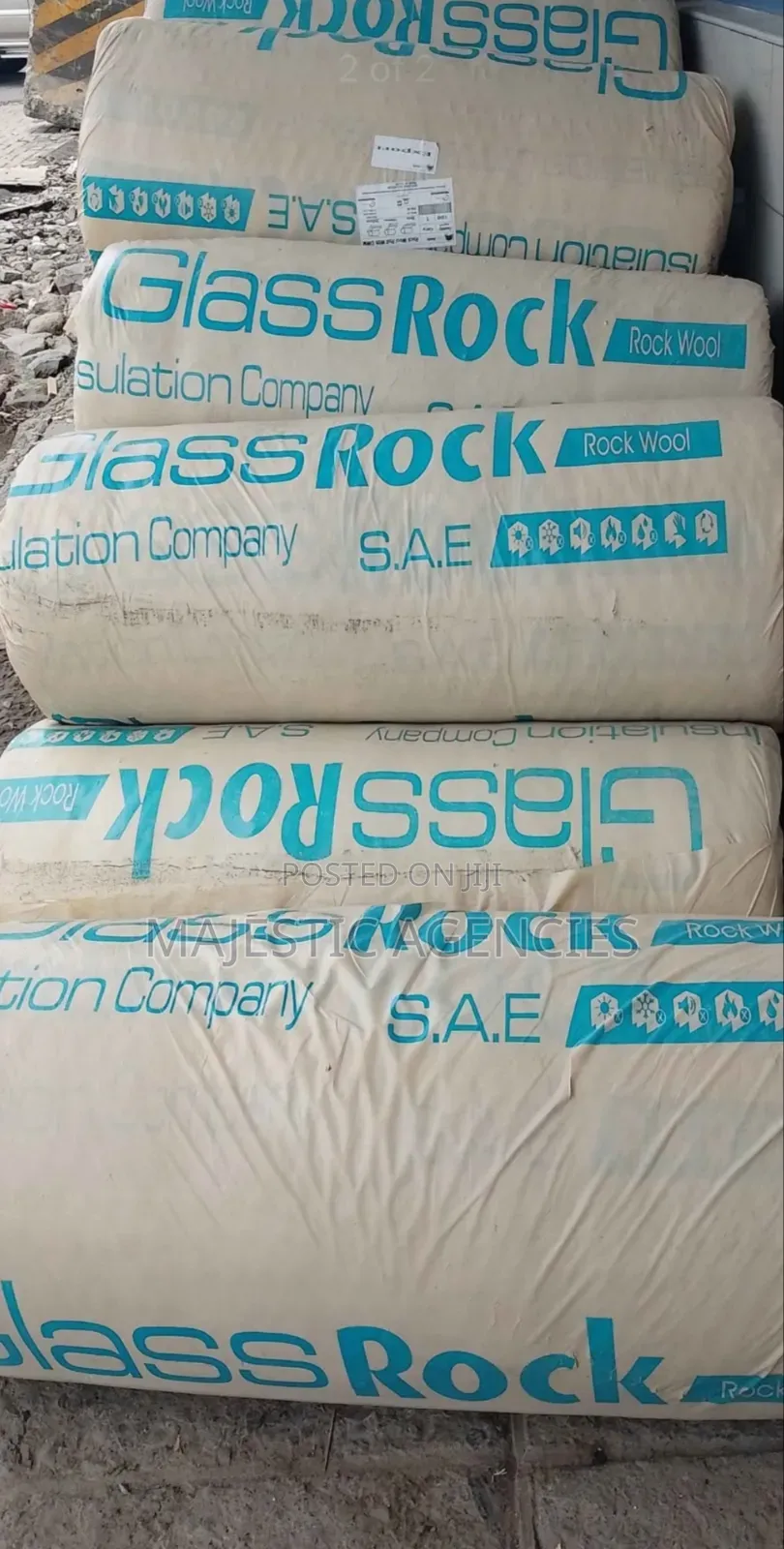 Rockwool Insulation Roll With Mesh 1x3m, 100mm