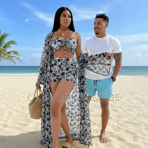 Vacation Moods Three Piece Shorts Set