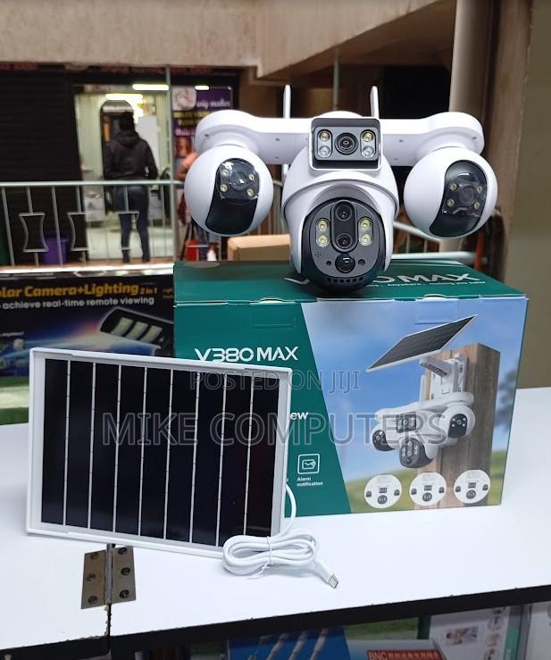Four Lens 4g PTZ Solar Camera With Highin Built Alarm - main view