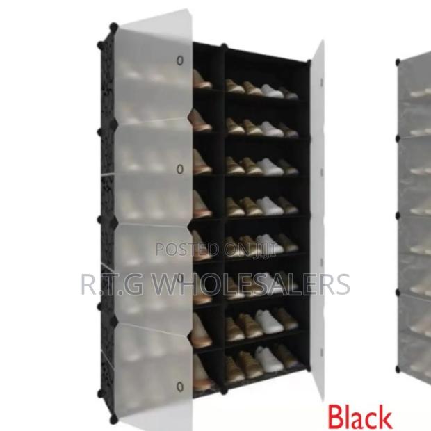 Portable Plastic Shoe Rack – Different Colours
