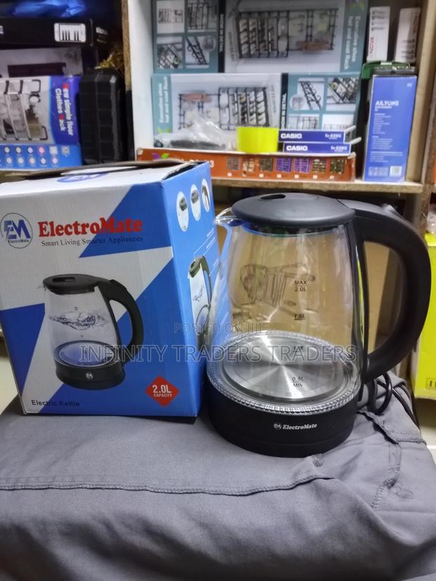 Cordless Glass Electric Kettle 2.Litre