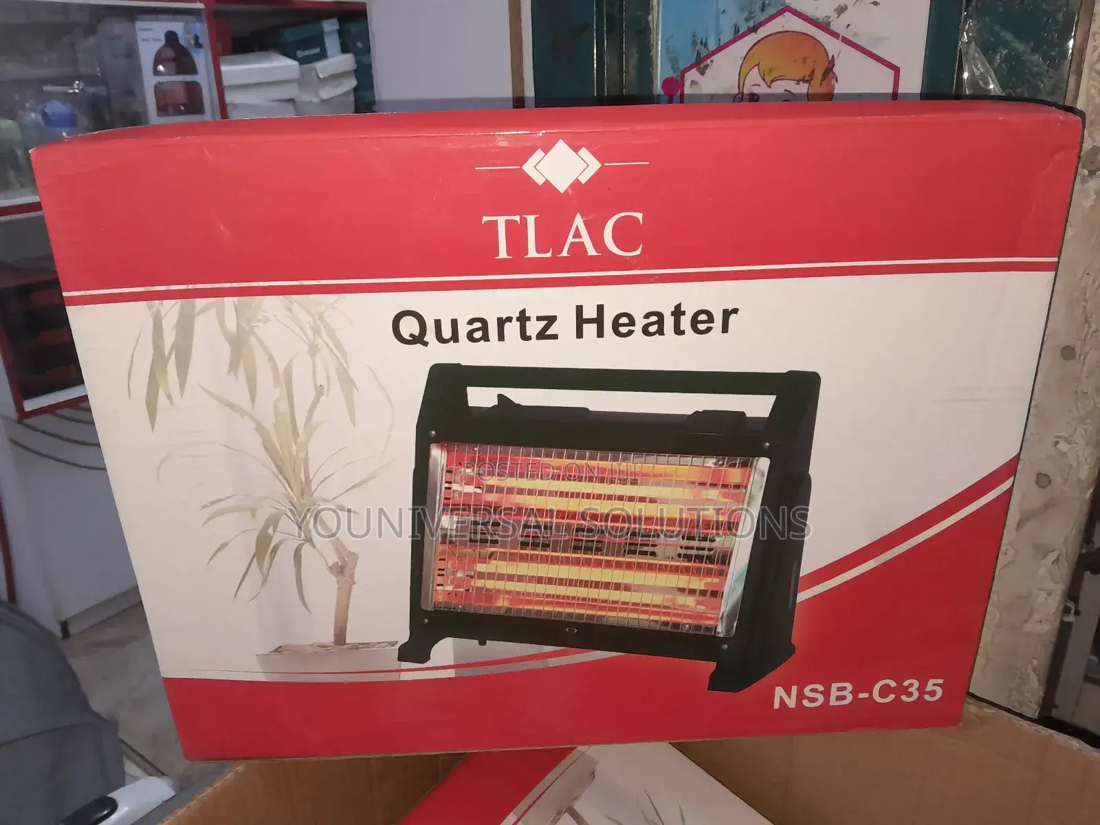 Tlac Quartz Room Heater With Humidifier