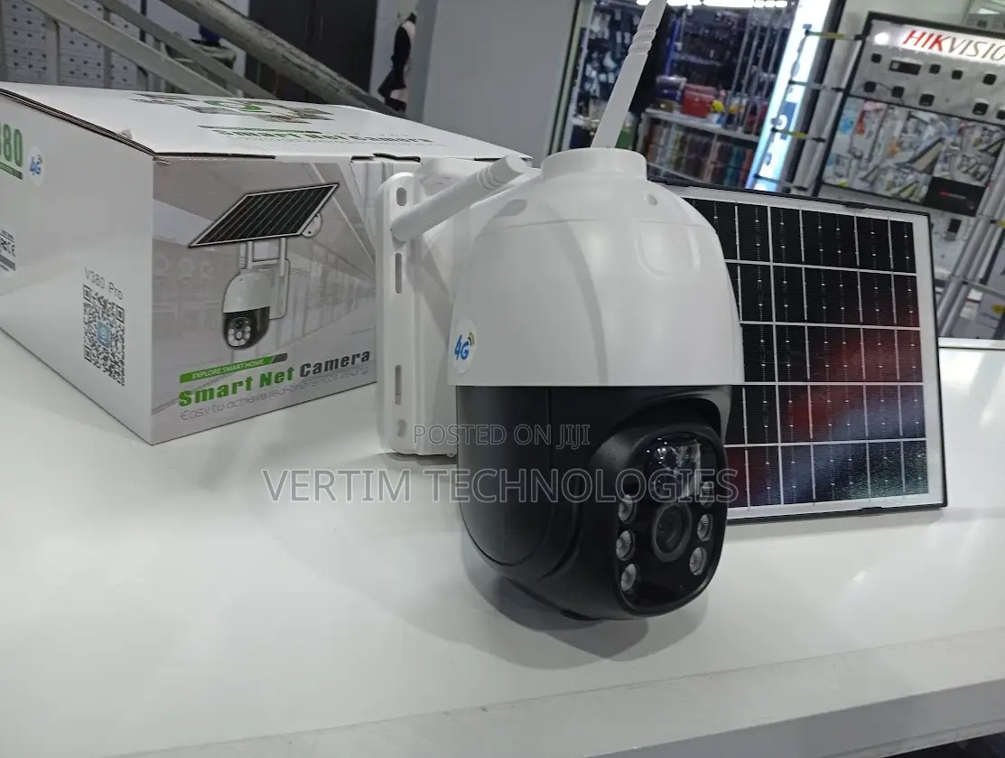 V380 Pro App 4g Simcard Single Lens Screens Solar Camera