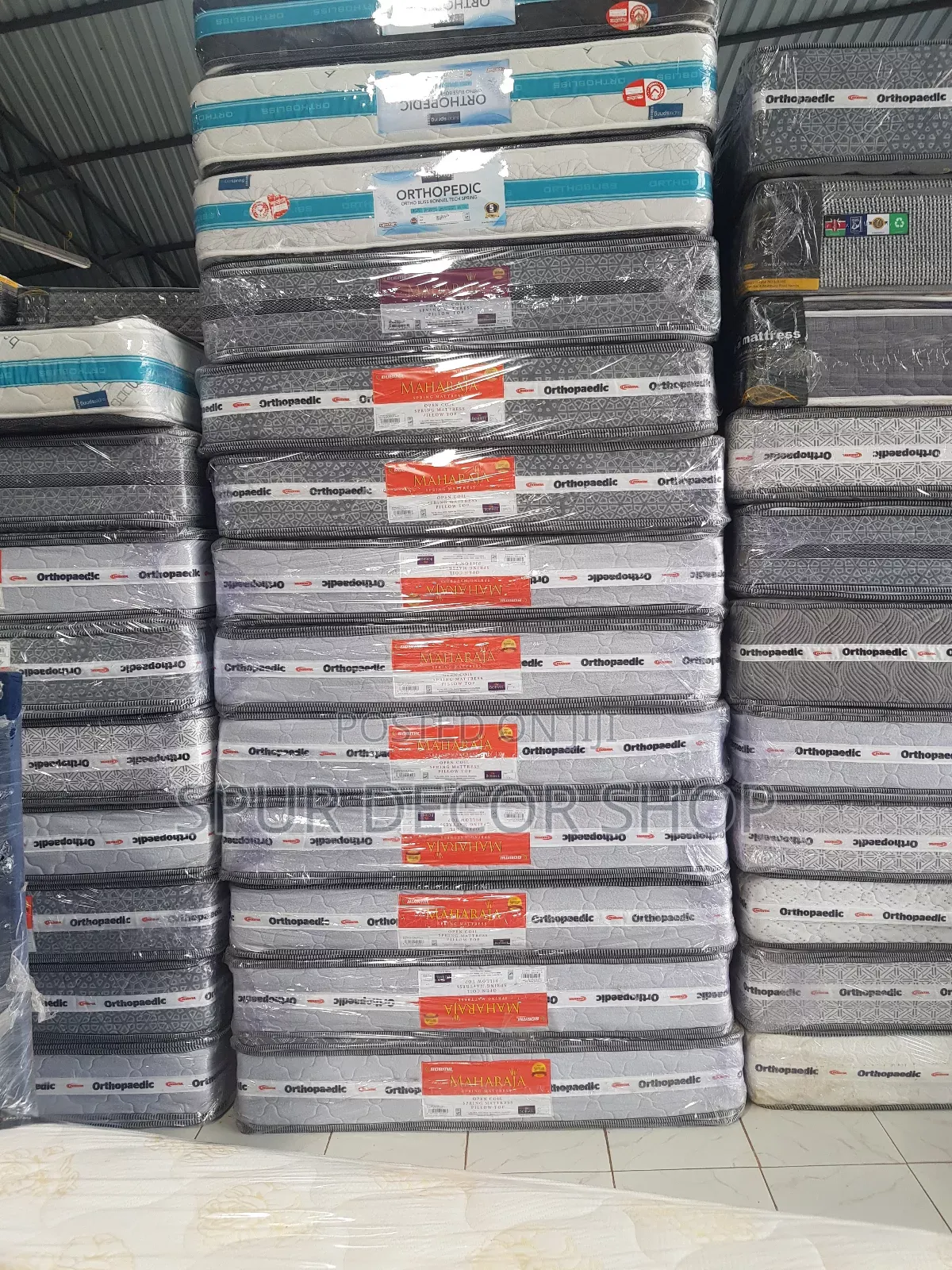 Maharaja 6×6 12"Spring Mattress