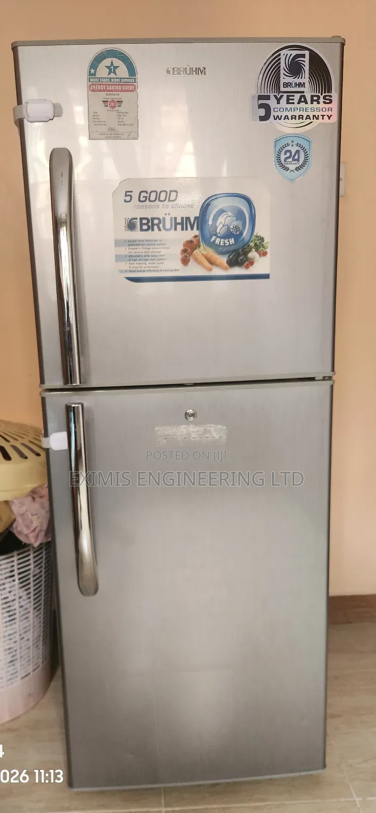 Bruhm 2 Door 215l Still New