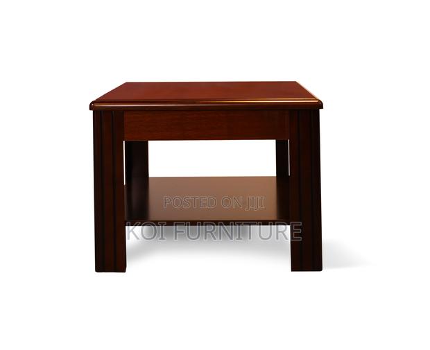 Office Stool : Square Mahogany Coffee Stool - thumbnail 5