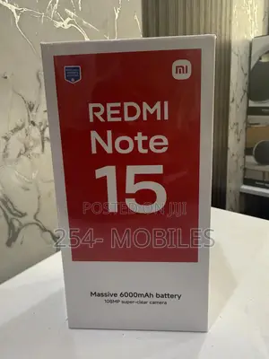 New Xiaomi Redmi Note 15 128 GB Black