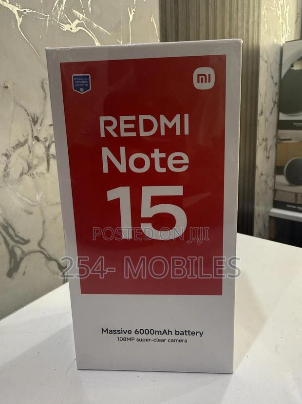 New Xiaomi Redmi Note 15 128 GB Black - thumbnail 2