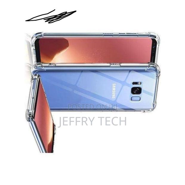 Samsung Galaxy S8+ Flexible Clear Transparent Soft Tpu Back Case Cover - thumbnail 2