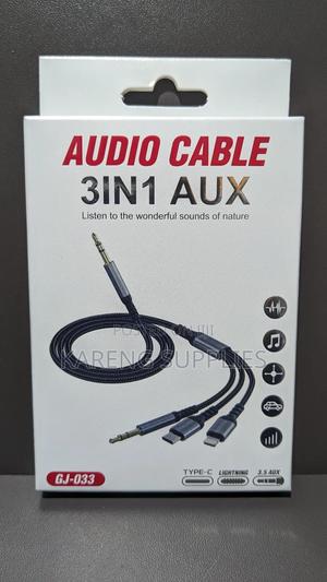 3 in 1 Auxiliary Audio Cable - main view
