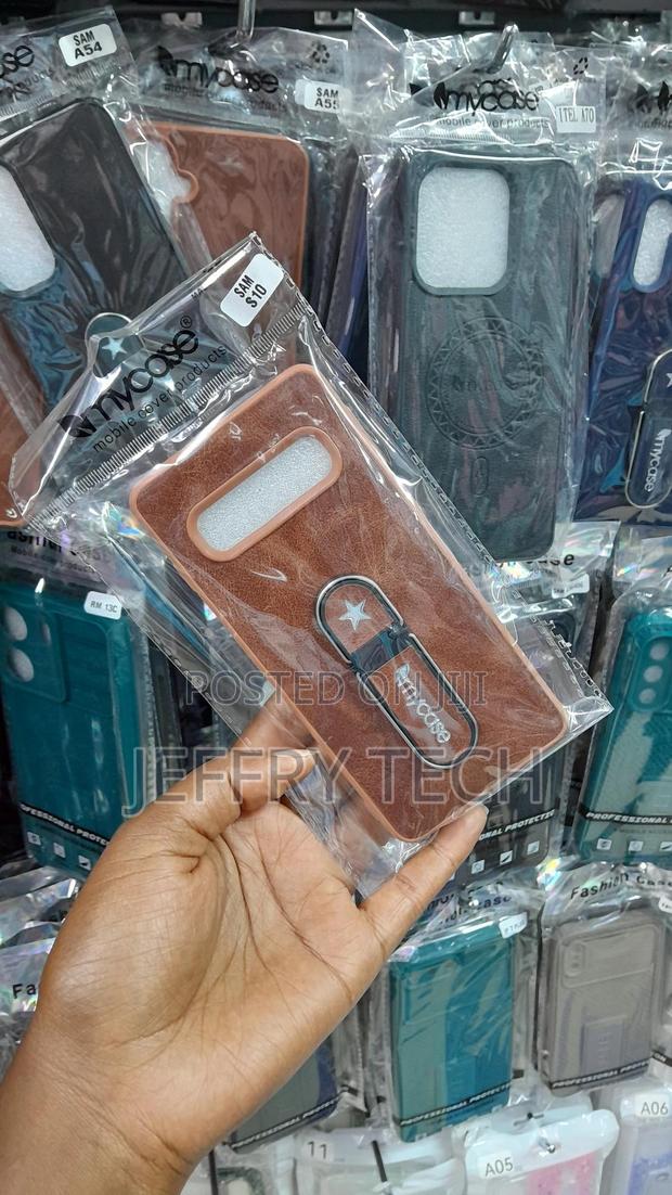 Zamil Soft Silicone Leather Strap Case for Samsung Galaxy S10 - thumbnail 3