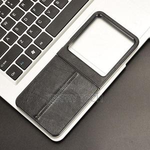 For Tecno Phantom v Flip2 High-End Luxury Leather Phone Case Black - thumbnail 2