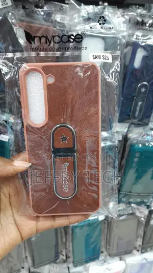 Nisse Leather Case for Samsung Galaxy S23 Matte Cover Silicone