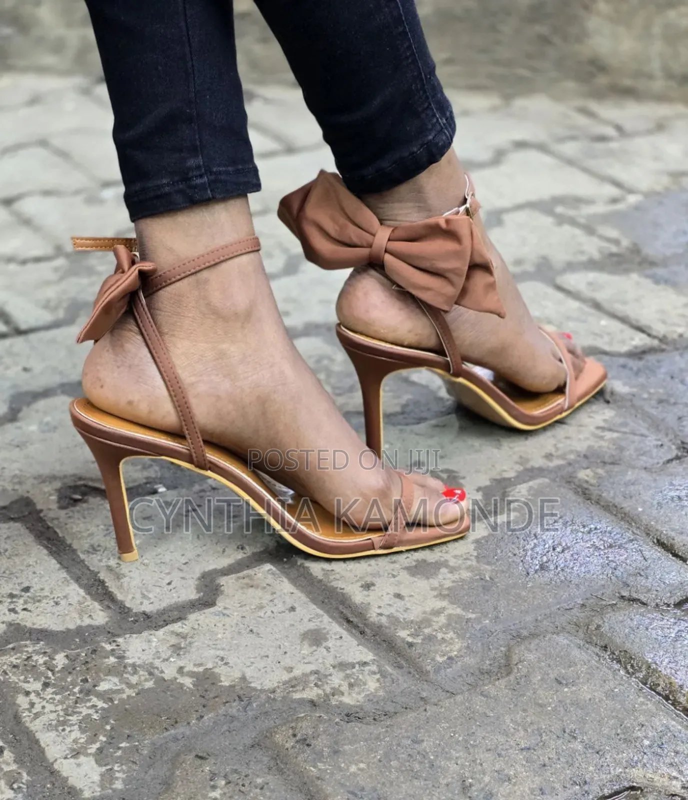 Elegant Bowtie Stiletto Heels