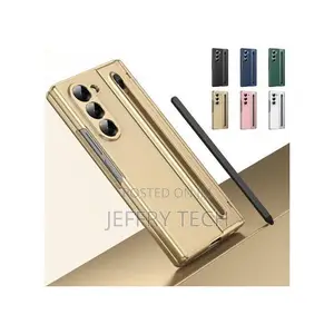 Samsung Luxury Foldino Leather Case for Galaxy Z Fold 5 With S Pen Slo