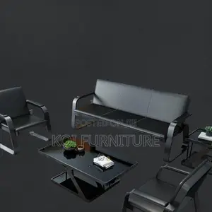 Office Sofa Modern 5-Seater Reception Office Sofa Set