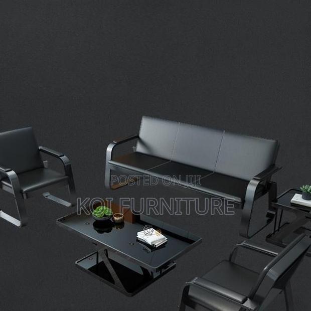 Office Sofa : Modern 5-Seater Reception Office Sofa Set - thumbnail 5