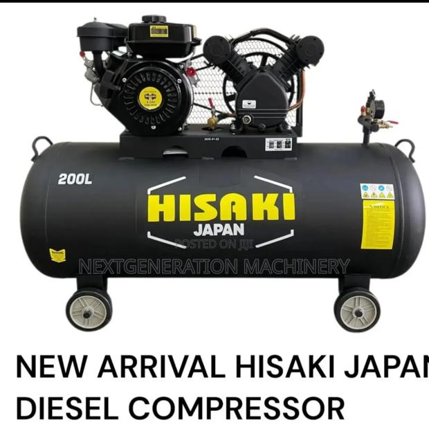 Hisaki Diesel Compressor 200litres