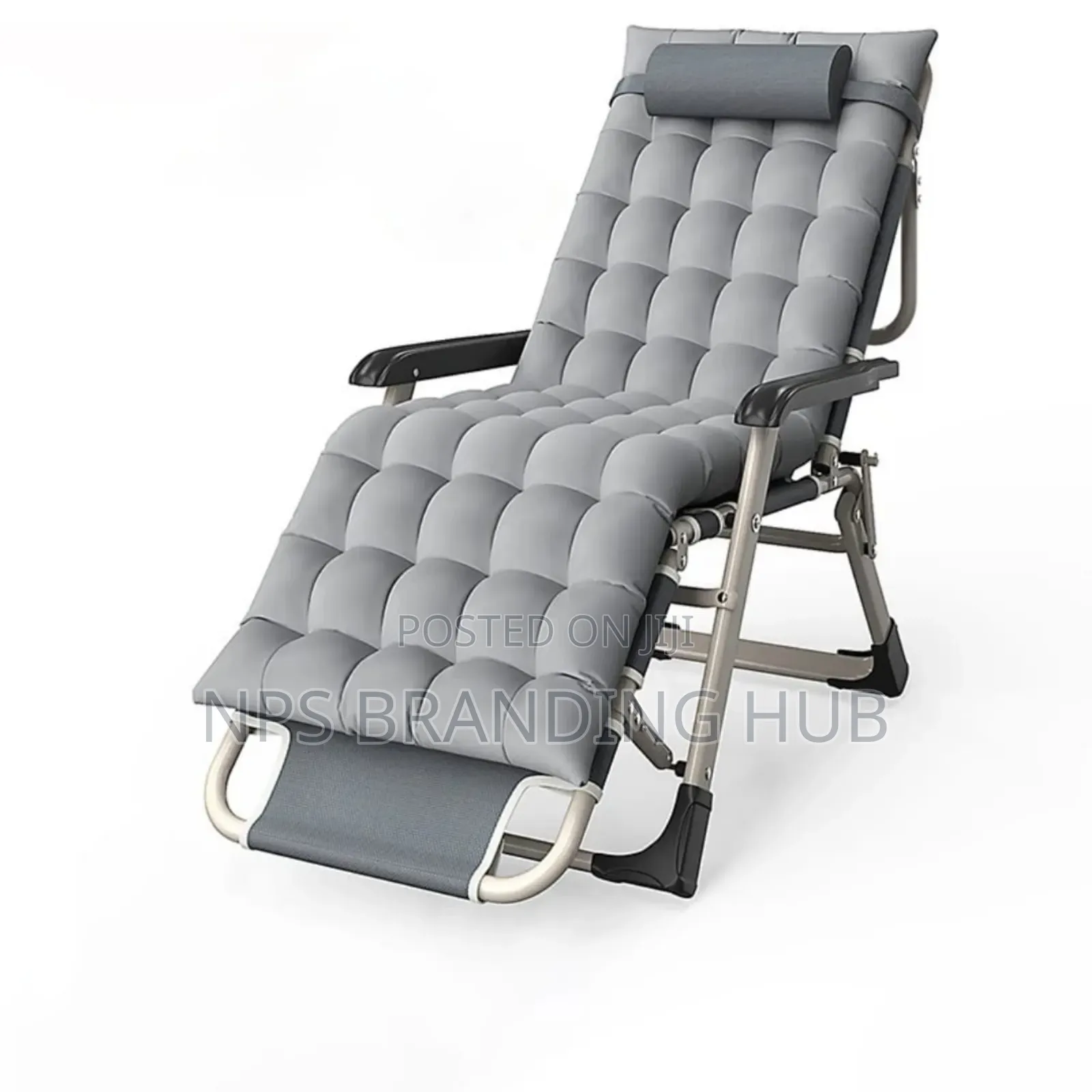 2 In 1 Foldable Chair/Bed With Cushion Dr