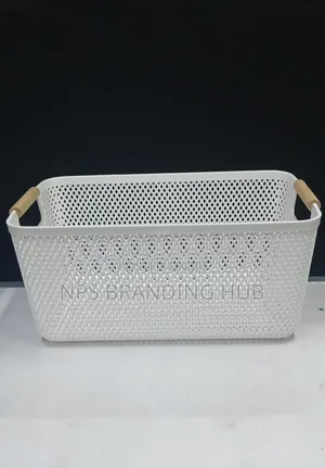 Large Plastic Storage Basket Size: *35*22.9*16.2cm Eh