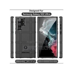 Samsung Galaxy S22 Ultra 5g Rugged Shield Back Case - Black - thumbnail 2
