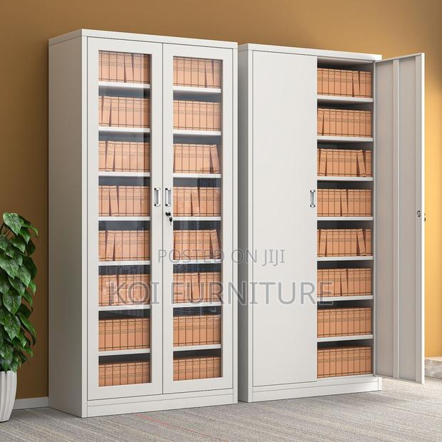 Office Cabinet : Steel Office Storage Cabinet With Doors, - thumbnail 4